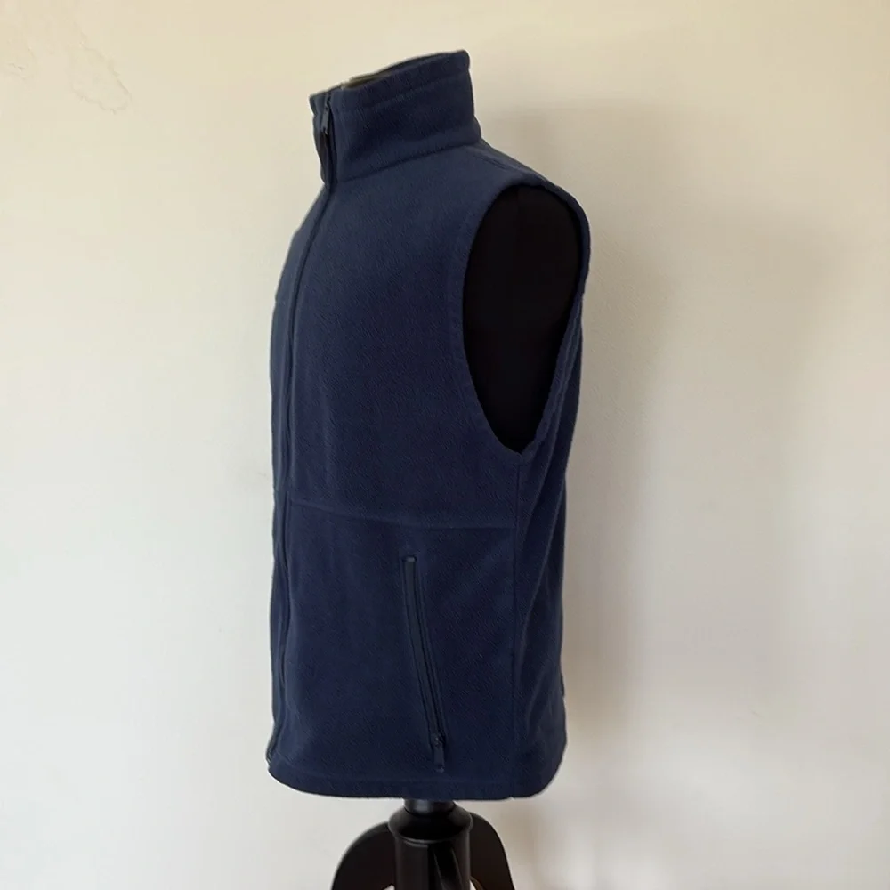 Columbia Men's Deep Blue Fleece Vest Size Medium